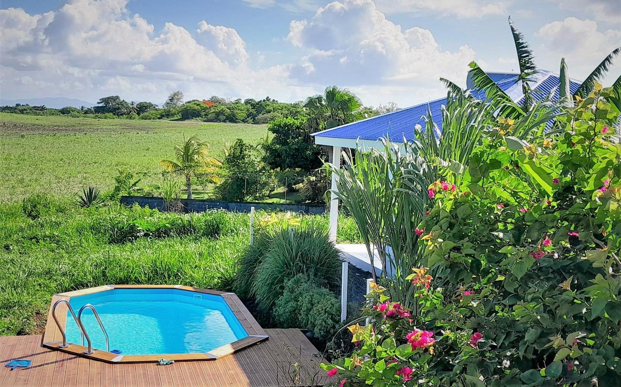 Kaz A Klemence Gite Creole Avec Piscine Et Table Dhotes A Anse Bertrand Exterior photo